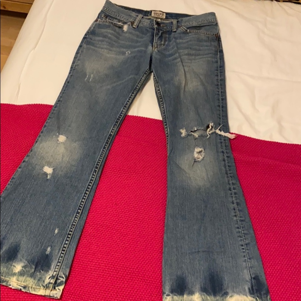 Lucky Brand Low Rise Boot Cut Jeans